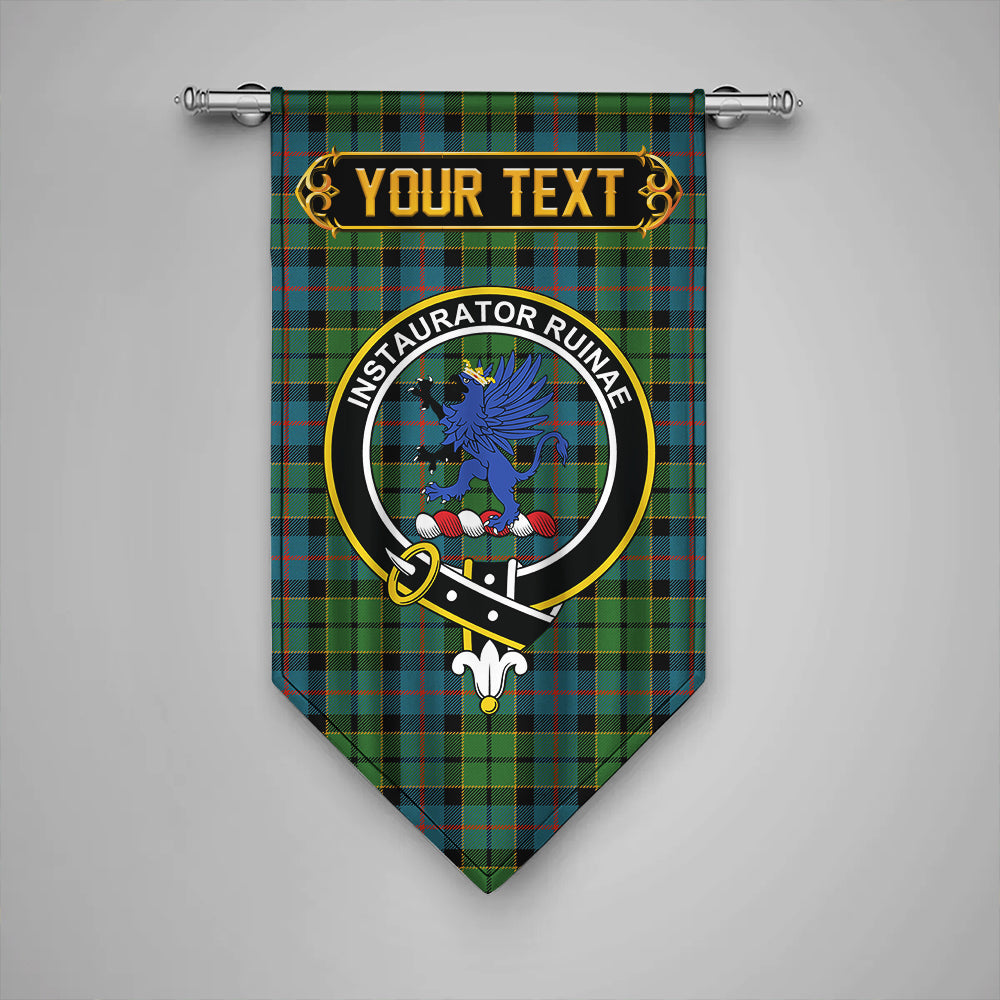 Forsyth Ancient Clan Badge Tartan Gonfalon Personalize