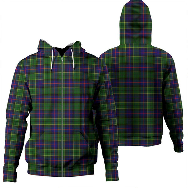 Forsyth Modern Tartan Classic Zipper Hoodie