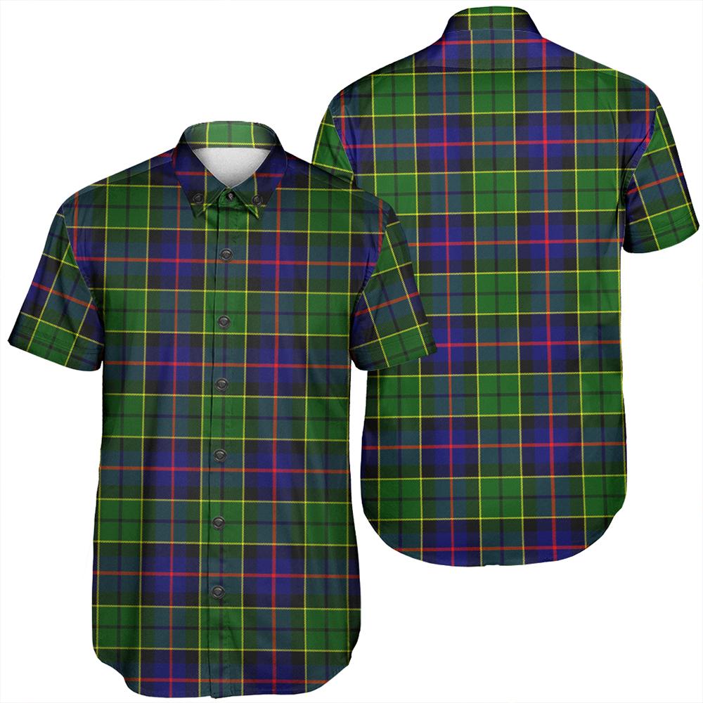 Forsyth Modern Tartan Classic Short Sleeve Shirt