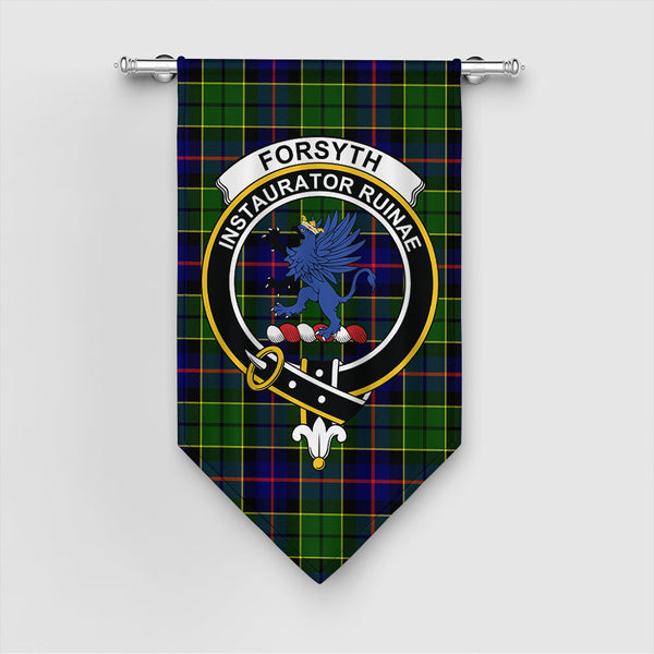 Forsyth Modern Tartan Classic Crest Gonfalon