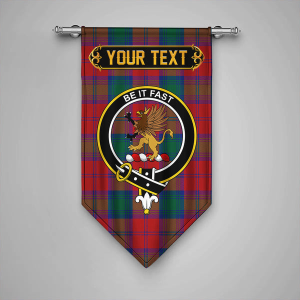 Fotheringham Modern Clan Badge Tartan Gonfalon Personalize