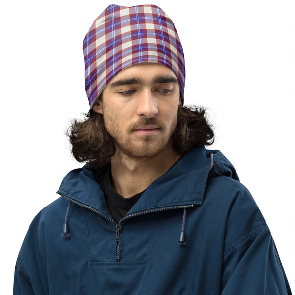 Fraser Arisaid Red Tartan Beanie