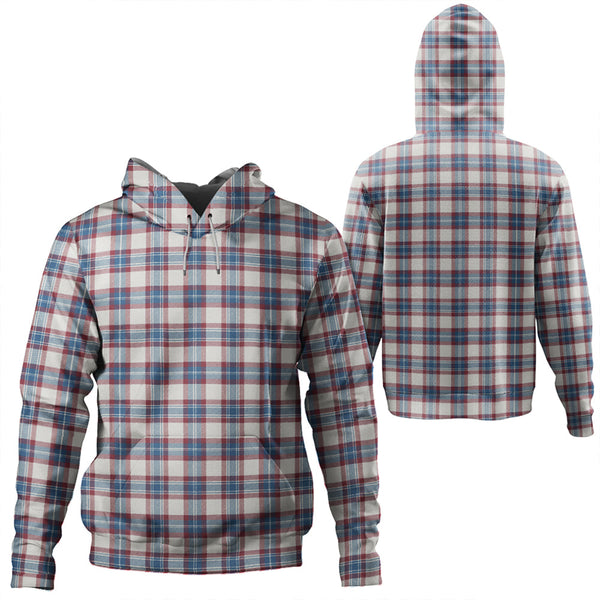 Fraser Arisaid Wine/Blue Ancient Tartan Classic Hoodie