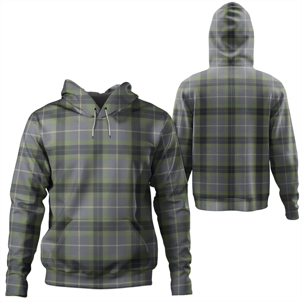 Fraser Green Weathered Tartan Classic Hoodie