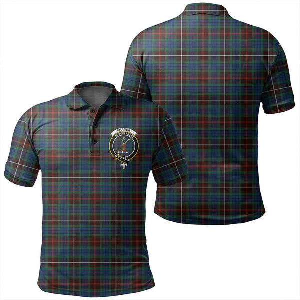 Fraser Hunting Ancient Tartan Classic Crest Polo Shirt