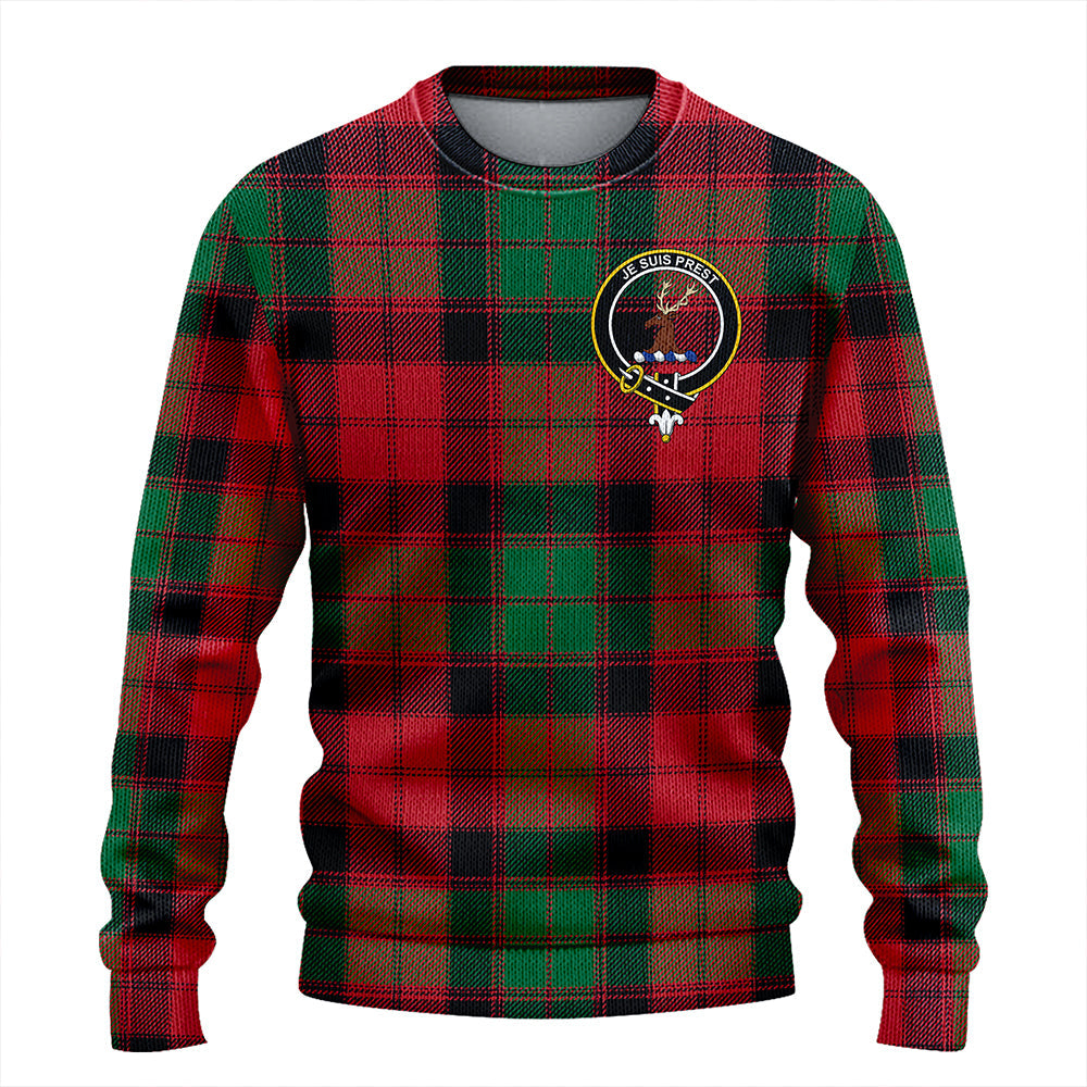 Fraser of Altyre Ancient Clan Badge Tartan Knitted Sweater