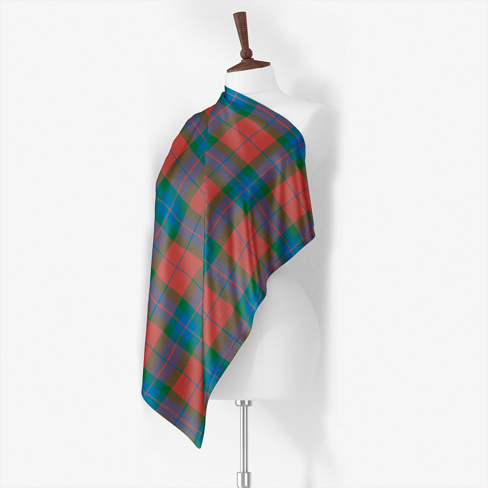 Fraser of Altyre Reconst Ancient Tartan Classic Silk Habotai Square Scarf