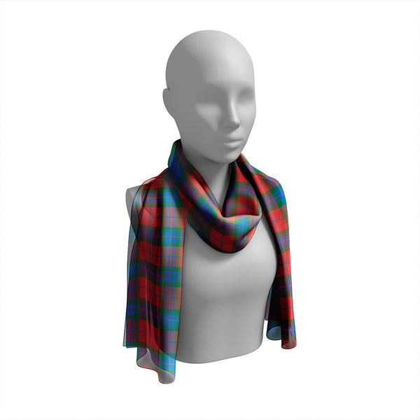 Fraser of Boblainy Hugh Ancient Tartan Classic Silk Habotai Long Scarf