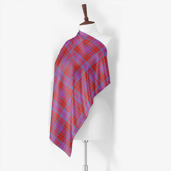 Fraser of Altyre Weathered Tartan Classic Silk Habotai Square Scarf