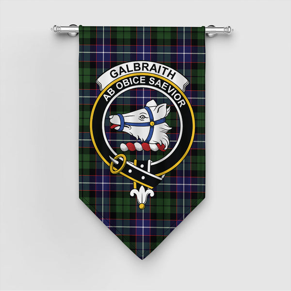 Galbraith Modern Tartan Classic Crest Gonfalon