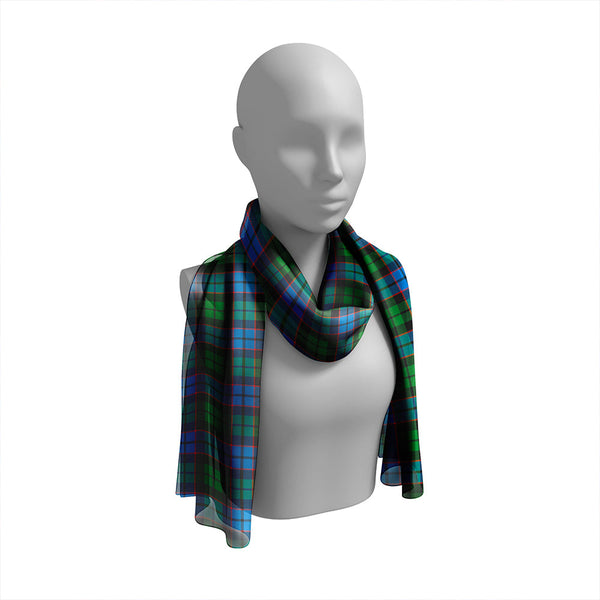 Gallamore Ancient Tartan Classic Silk Habotai Long Scarf