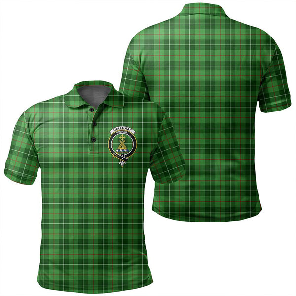 Galloway District Tartan Classic Crest Polo Shirt