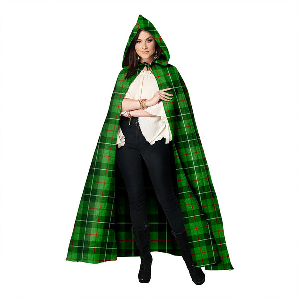 Galloway District Clan Badge Tartan Hooded Cloak