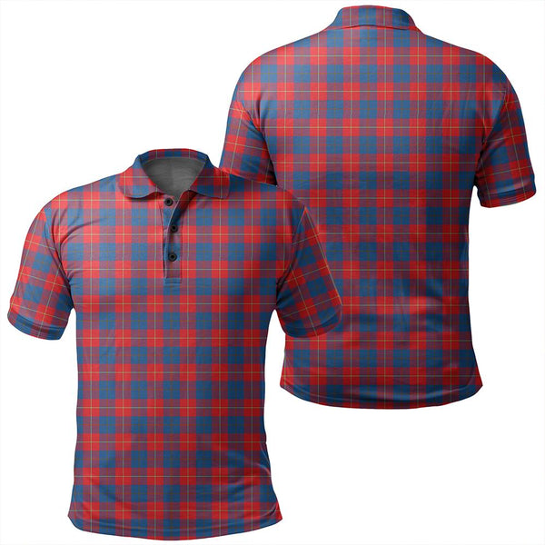 Galloway Red Tartan Classic Polo Shirt