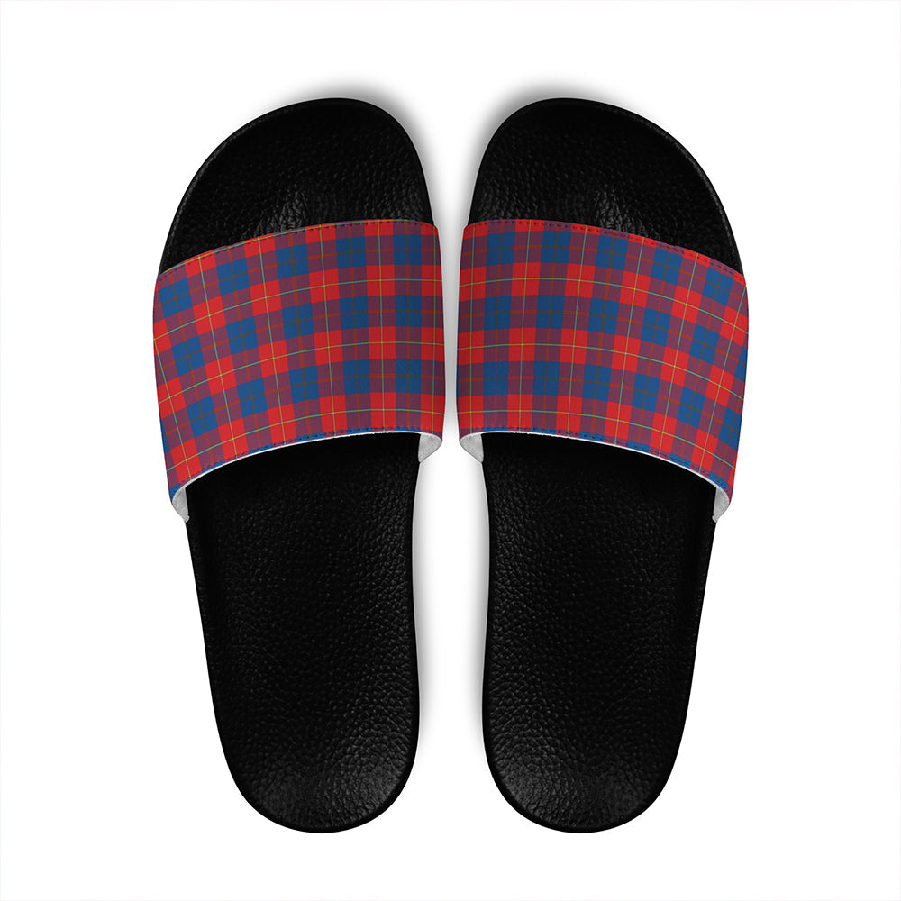 Galloway Red Tartan Classic Slide Sandals