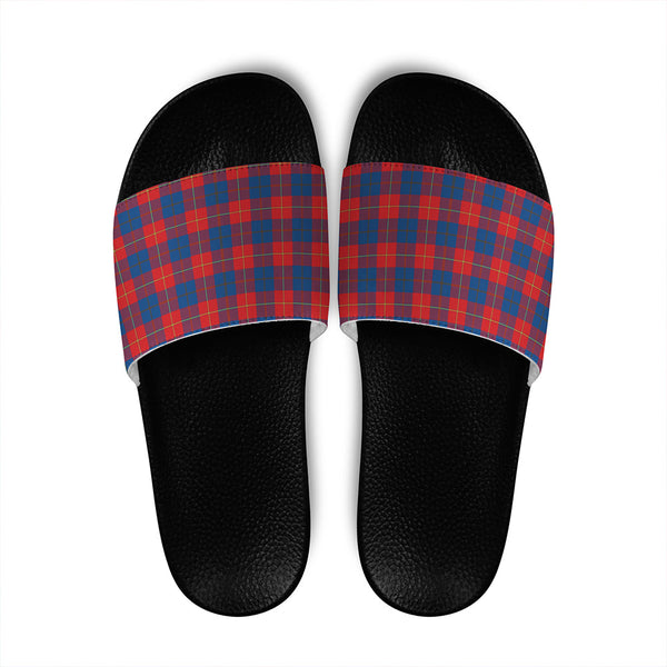 Galloway Red Tartan Classic Slide Sandals