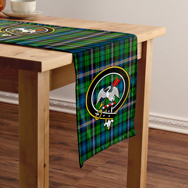 Gammell Ancient Clan Badge Tartan Table Runner