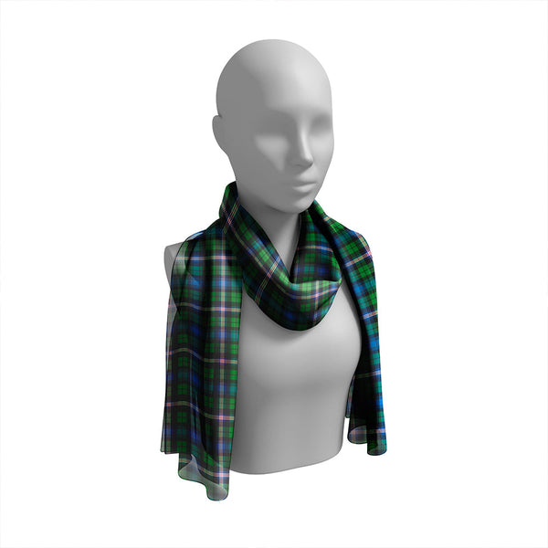 Gammell Ancient Tartan Classic Silk Habotai Long Scarf