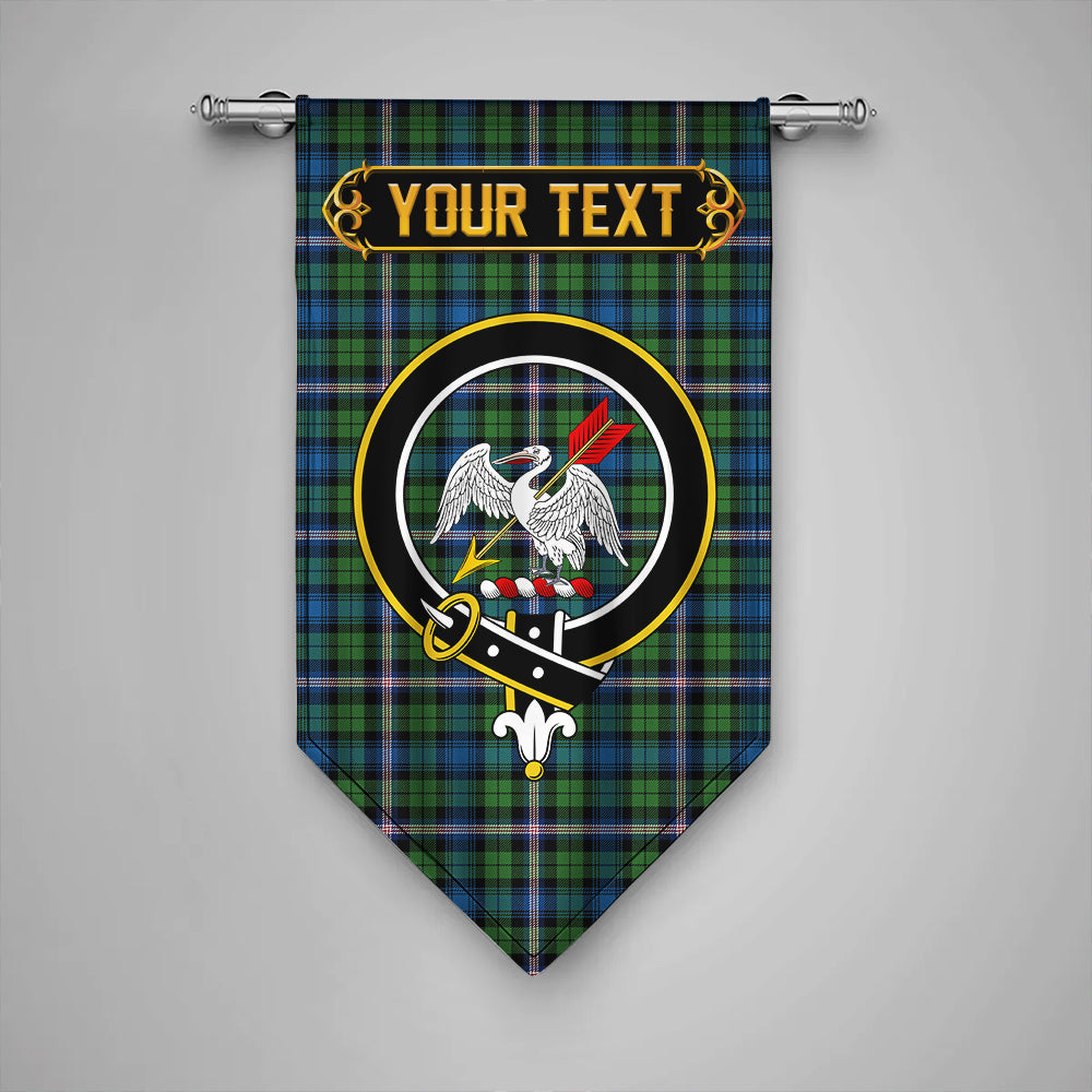 Gammell Ancient Clan Badge Tartan Gonfalon Personalize