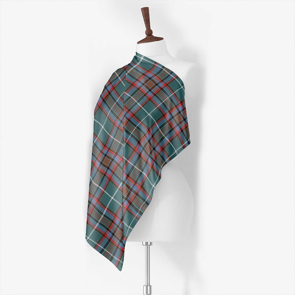 Gammell 1978 Weathered Tartan Classic Silk Habotai Square Scarf