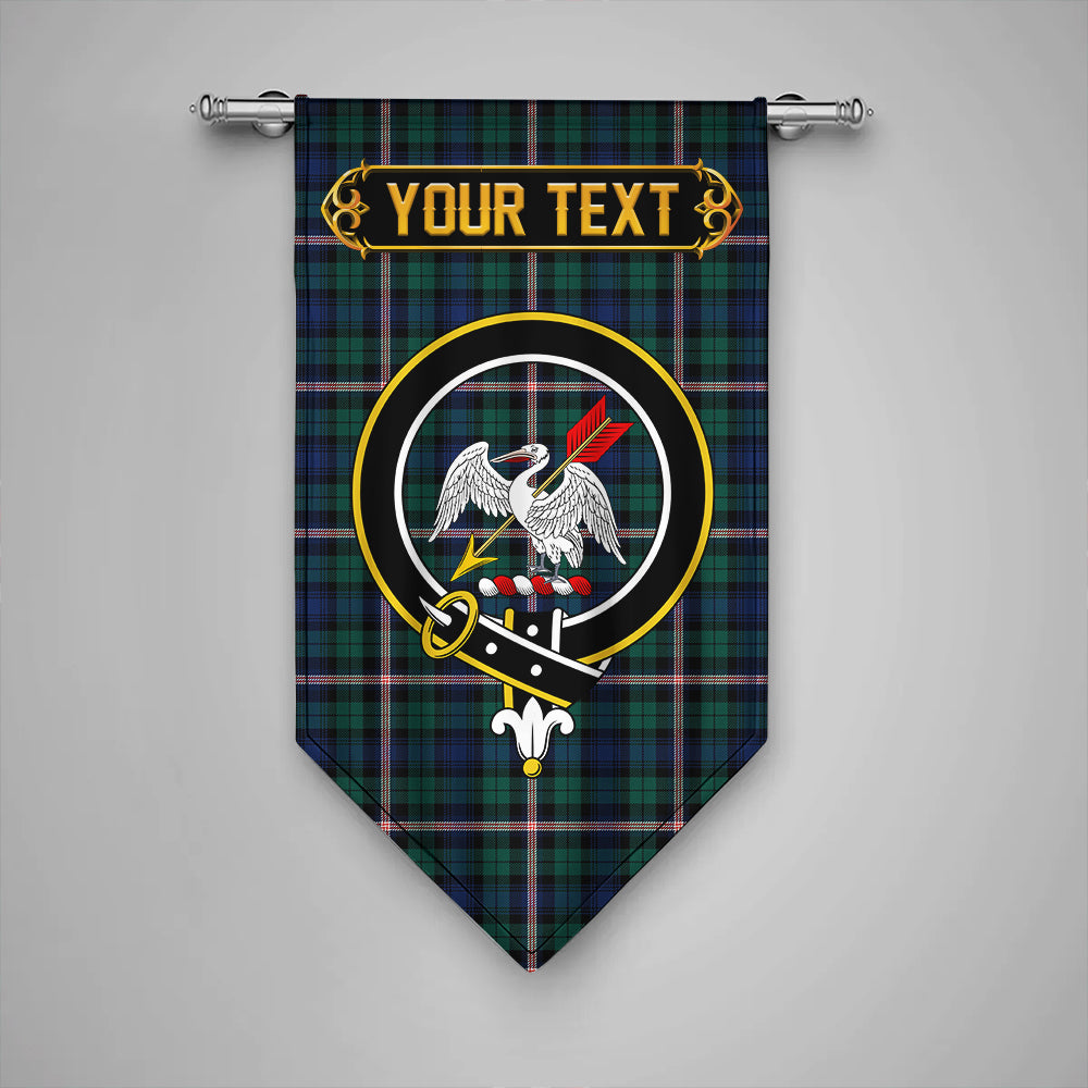 Gammell Modern Clan Badge Tartan Gonfalon Personalize