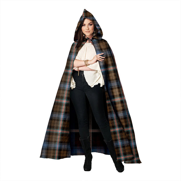 Gammell Weathered Clan Badge Tartan Hooded Cloak