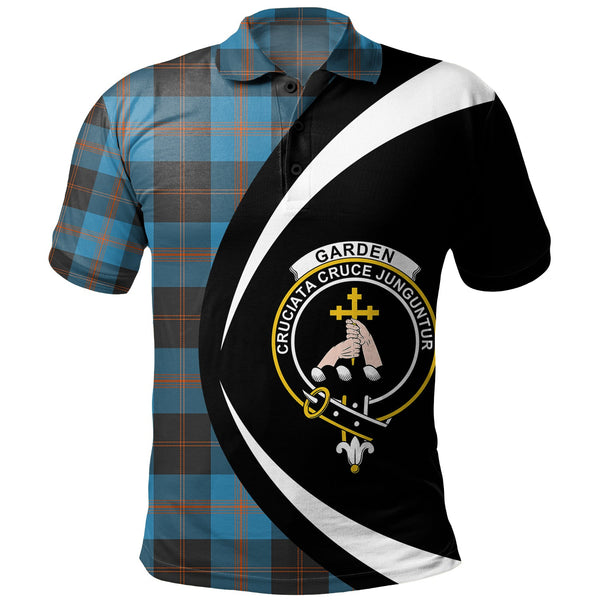 Garden Clan Badge Tartan Polo Shirt Circle Style Personalized