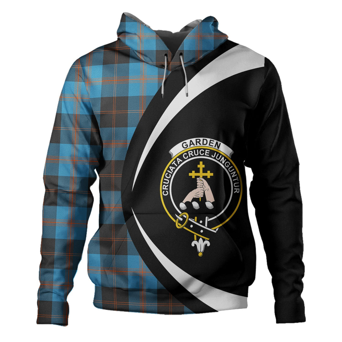 Garden Clan Badge Tartan Hoodie Circle Style