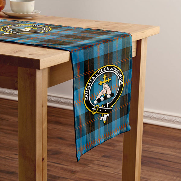 Garden Clan Badge Tartan Table Runner