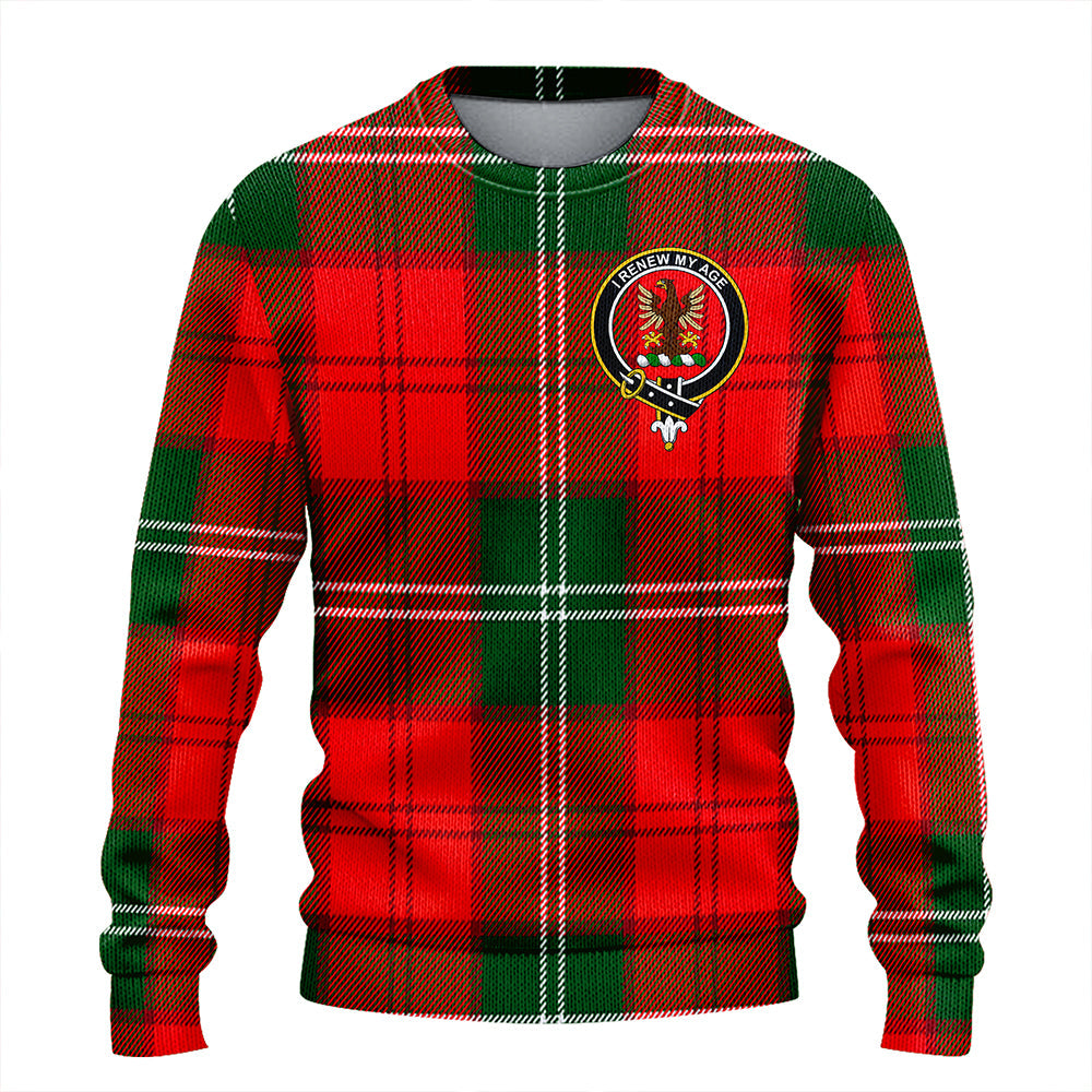 Gartshore Clan Badge Tartan Knitted Sweater