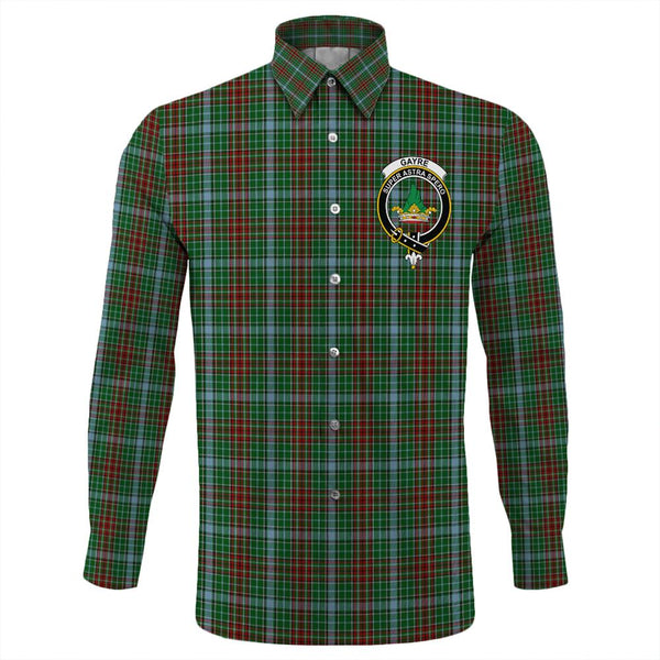 Gayre Tartan Classic Crest Long Sleeve Button Shirt