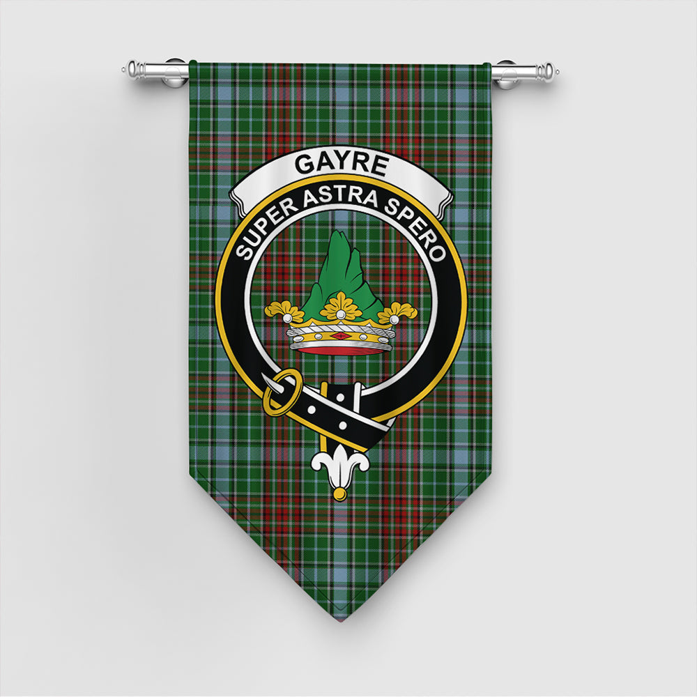 Gayre Tartan Classic Crest Gonfalon