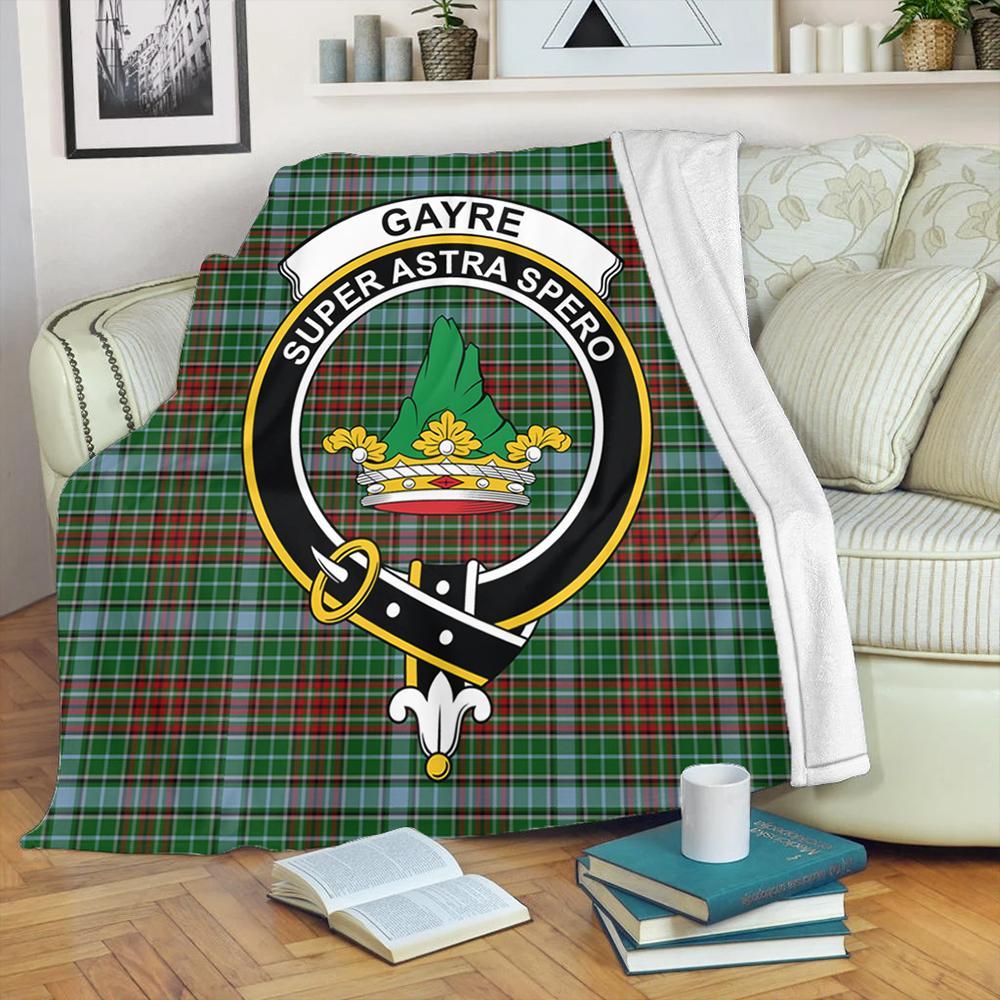 Gayre Tartan Crest Premium Blanket