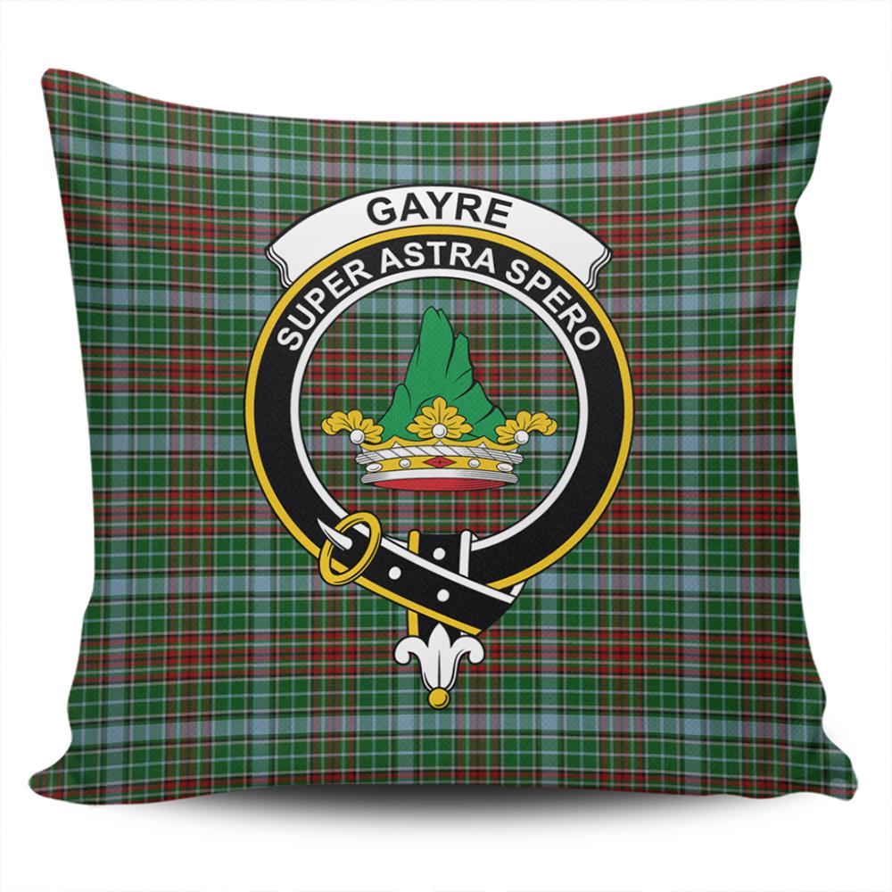 Gayre Tartan Classic Crest Pillow Cover