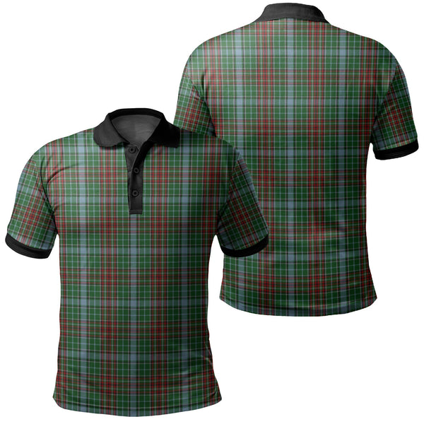 Gayre Tartan Classic Polo Shirt Black Neck 2 Style