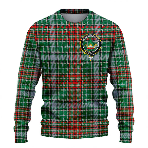 Gayre Ancient Clan Badge Tartan Knitted Sweater