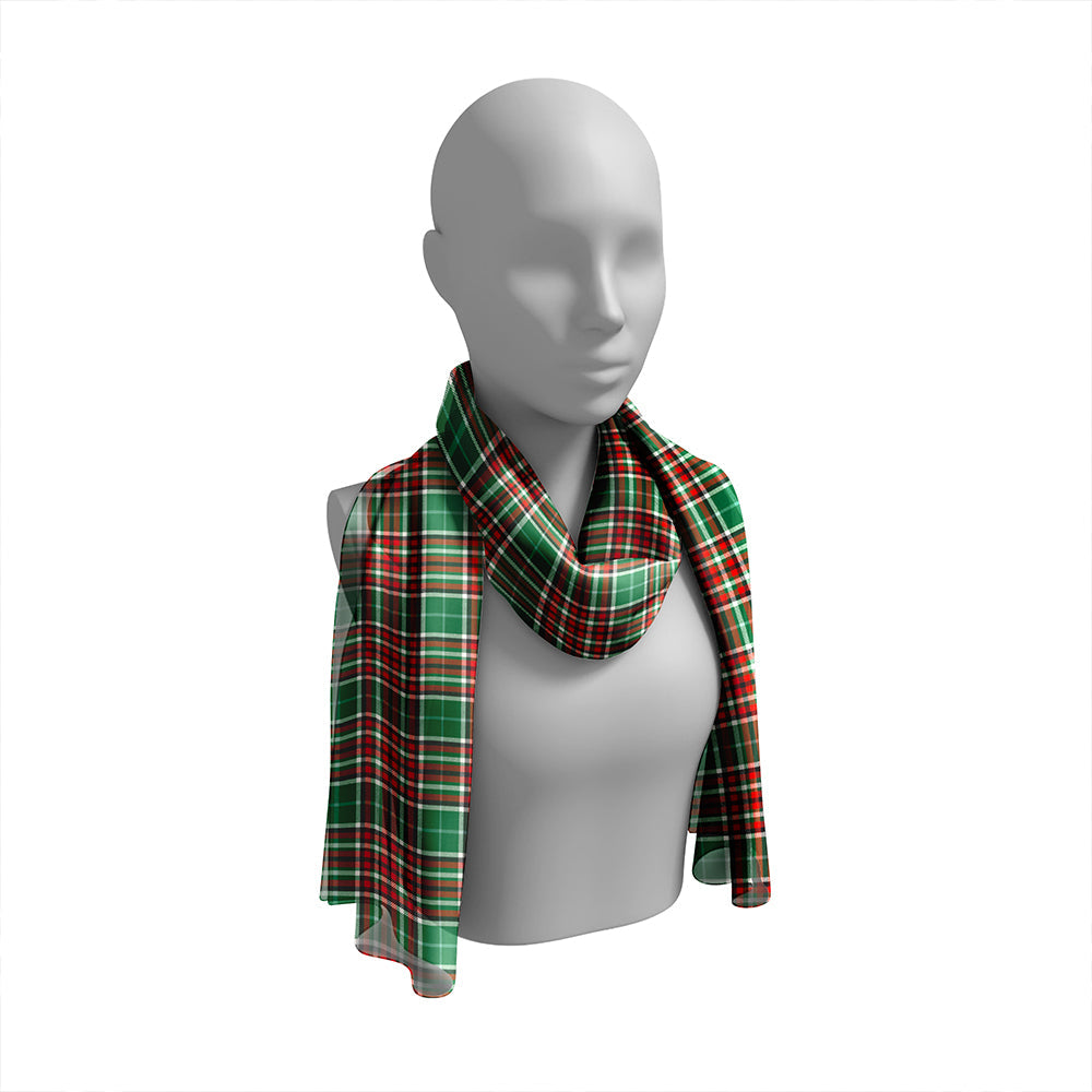 Gayre Bodyguard Ancient Tartan Classic Silk Habotai Long Scarf