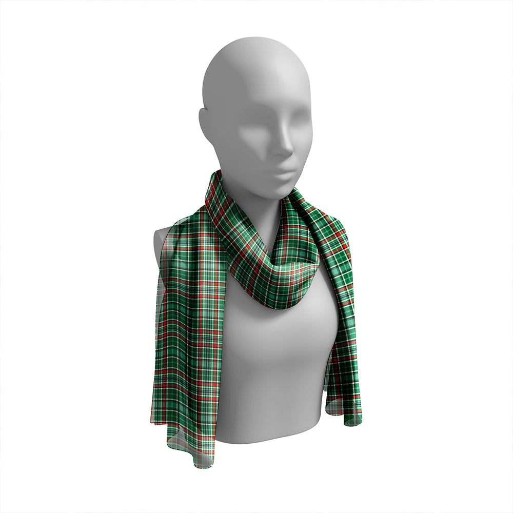 Gayre Dress Ancient Tartan Classic Silk Habotai Long Scarf