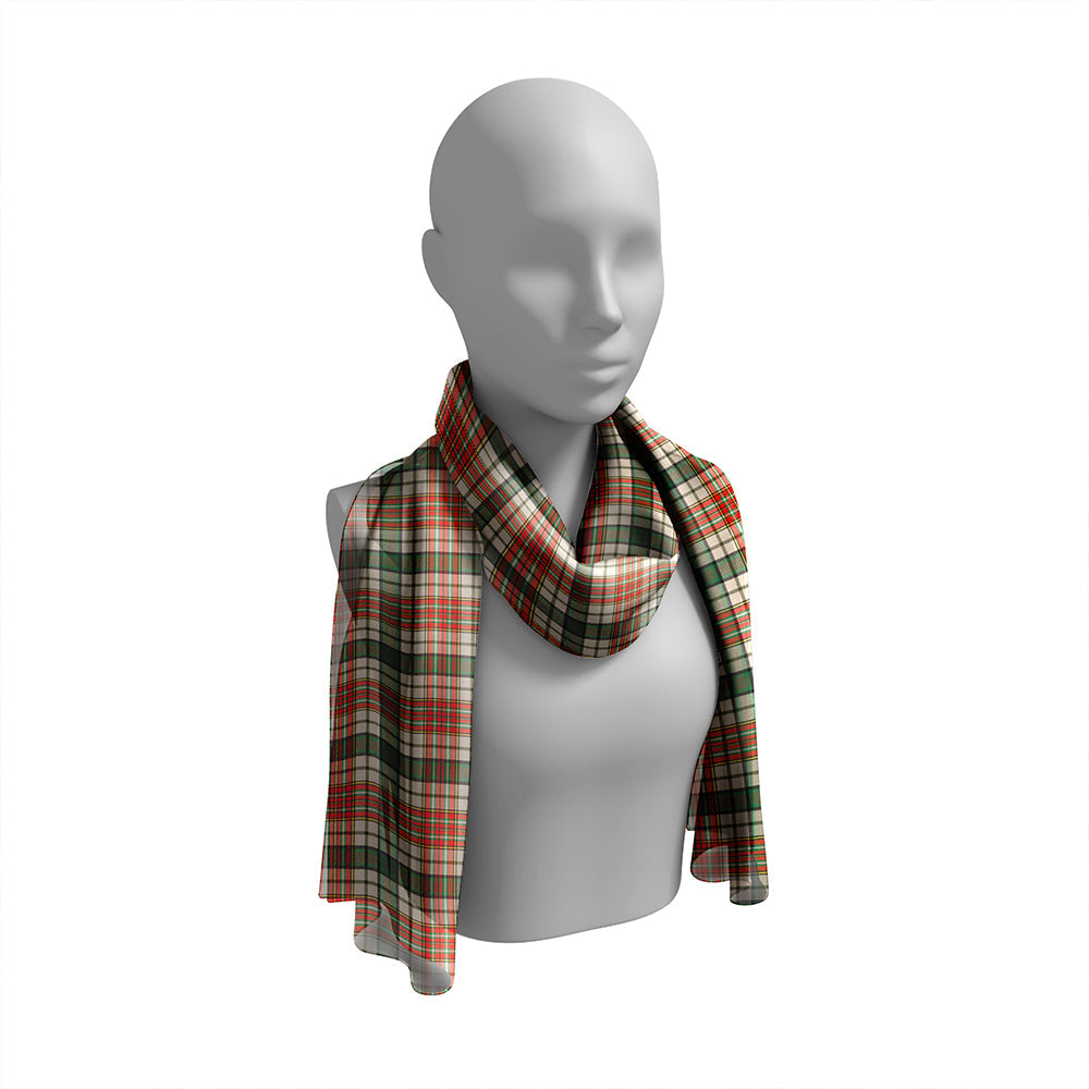 Gayre Dress #2 Ancient Tartan Classic Silk Habotai Long Scarf