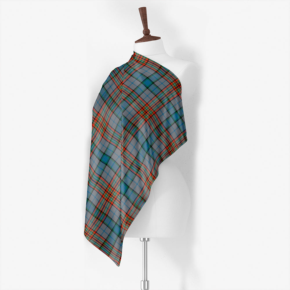 Gayre Dress #2 Weathered Tartan Classic Silk Habotai Square Scarf