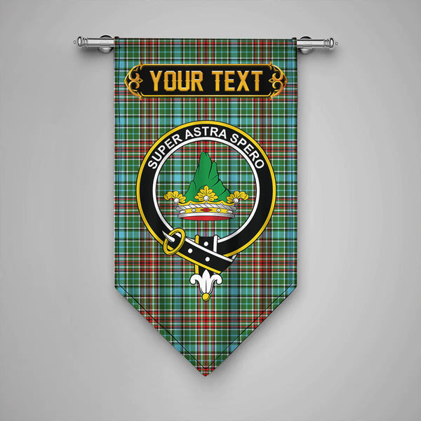 Gayre Modern Clan Badge Tartan Gonfalon Personalize