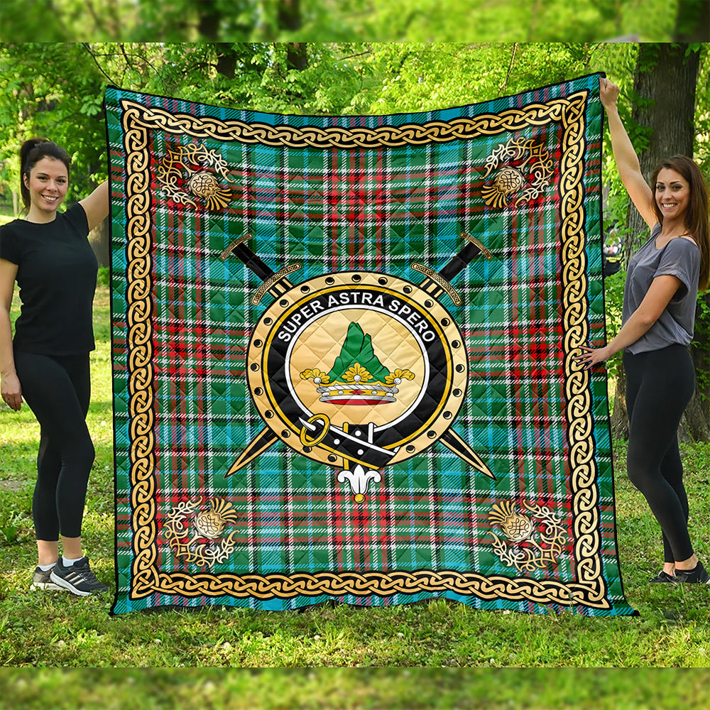 Gayre Modern Clan Badge Tartan Premium Quilt Celtic Shield