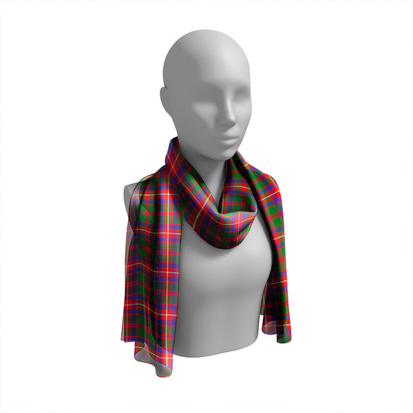 Geddes Ancient Tartan Classic Silk Habotai Long Scarf