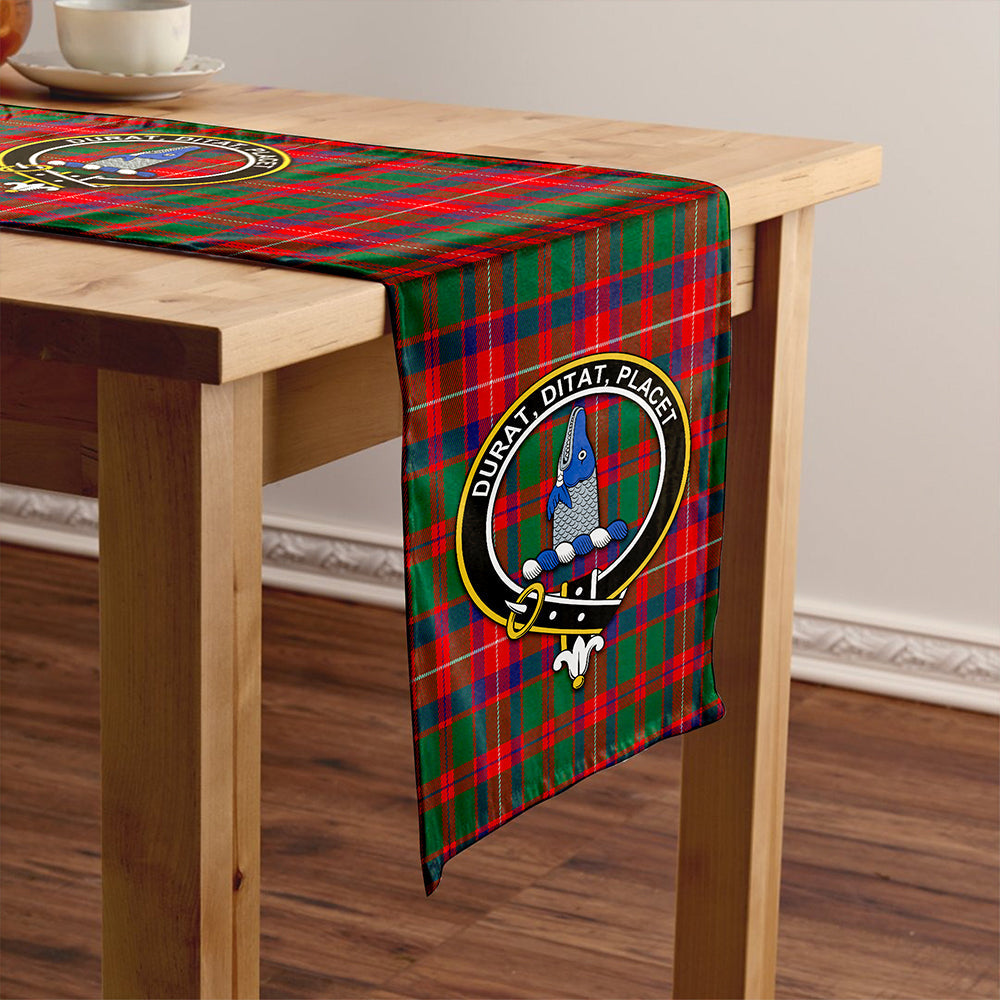 Geddes Modern Clan Badge Tartan Table Runner