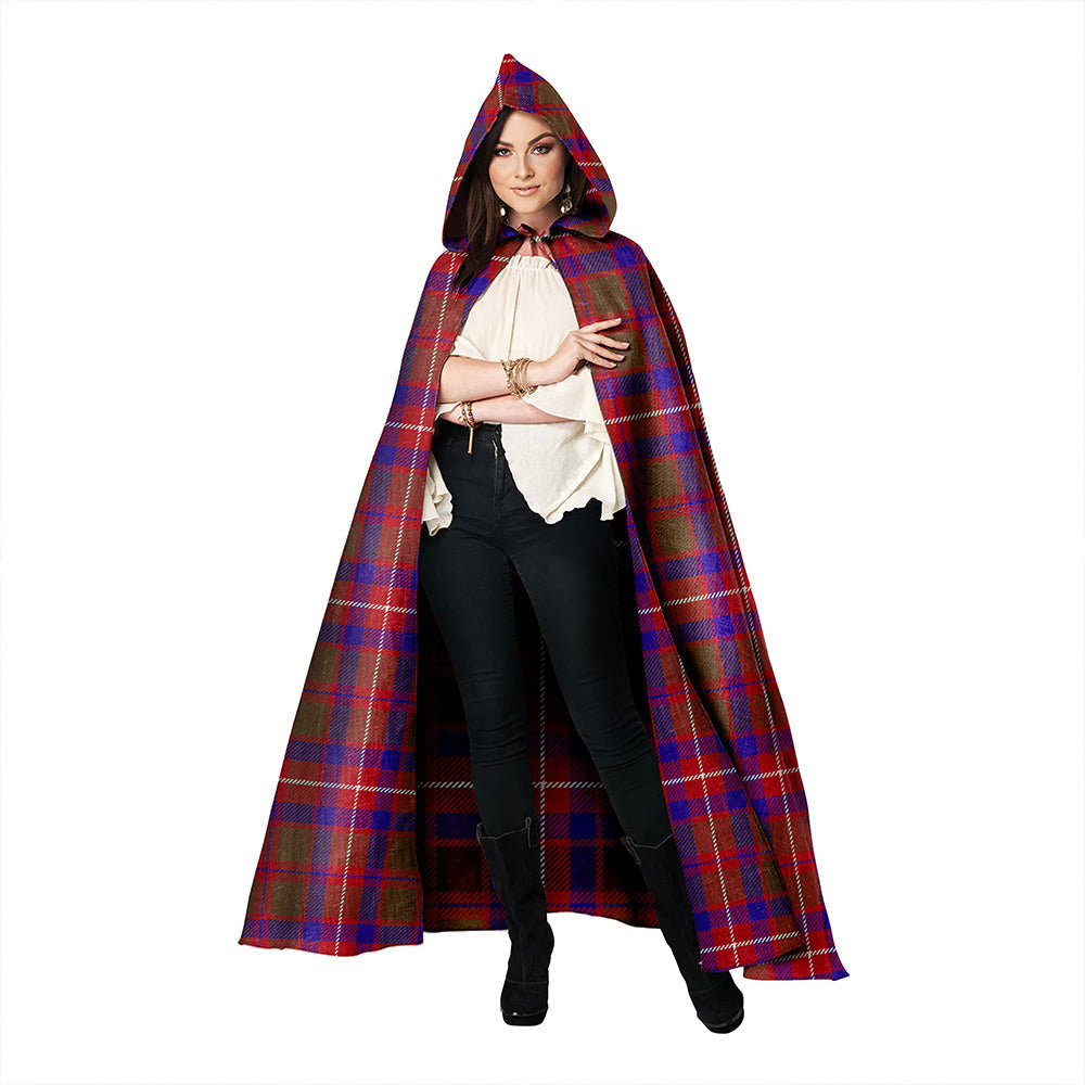 Geddes Weathered Clan Badge Tartan Hooded Cloak