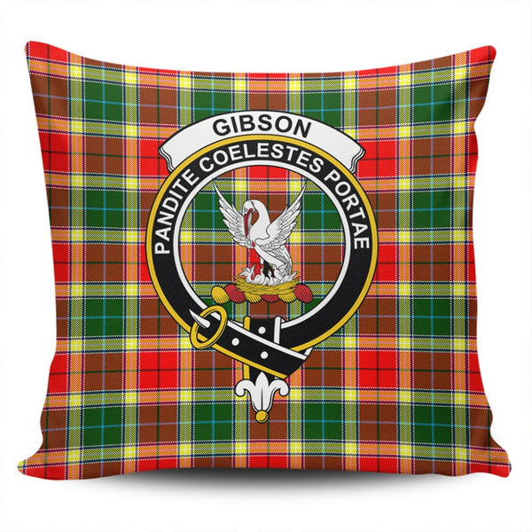 Gibbs Tartan Classic Crest Pillow Cover