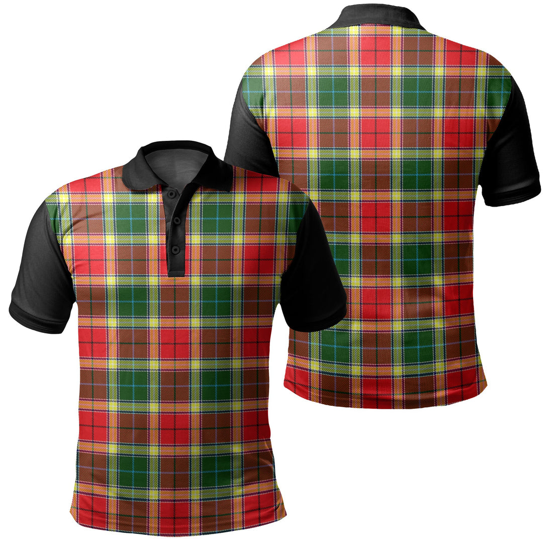 Gibbs Tartan Classic Polo Shirt Black Neck 1 Style