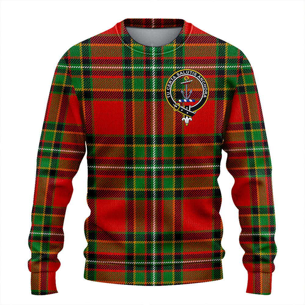 Gillespie Ancient Clan Badge Tartan Knitted Sweater