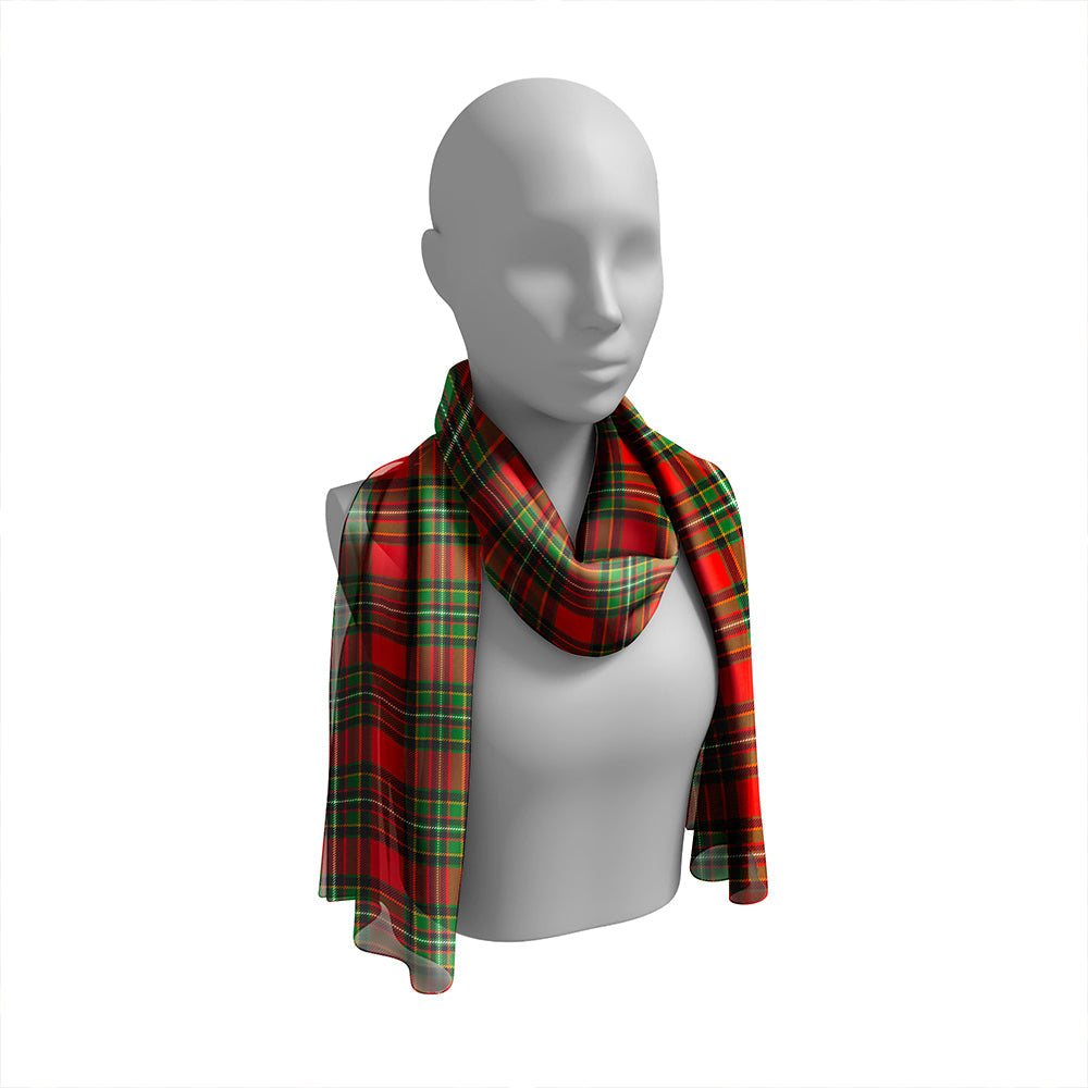 Gillespie Ancient Tartan Classic Silk Habotai Long Scarf