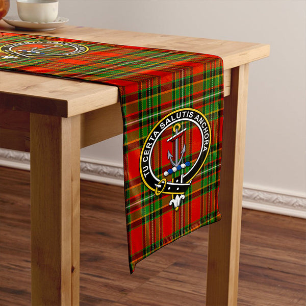 Gillespie Ancient Clan Badge Tartan Table Runner